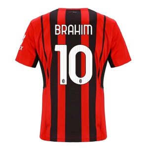 AC Milan Brahim 10 Thuis Shirt 2021-2022 – Korte Mouw