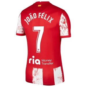 Atlético Madrid João Félix 7 Thuis Shirt 2021-2022 – Korte Mouw