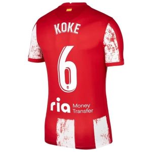 Atlético Madrid Koke 6 Thuis Shirt 2021-2022 – Korte Mouw