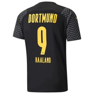 BVB Borussia Dortmund Haaland 9 Uit Shirt 2021-2022 – Korte Mouw