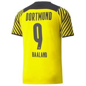 BVB Borussia Dortmund Haaland 9 Thuis Shirt 2021-2022 – Korte Mouw