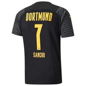 BVB Borussia Dortmund Sancho 7 Uit Shirt 2021-2022 – Korte Mouw