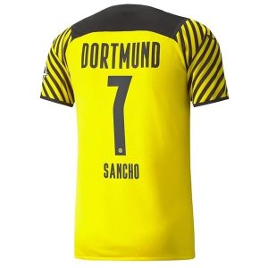 BVB Borussia Dortmund Sancho 7 Thuis Shirt 2021-2022 – Korte Mouw