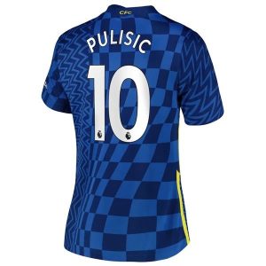 Chelsea Pulisic 10 Thuis Shirt Dames 2021-2022 – Voetbalshirts Kopen