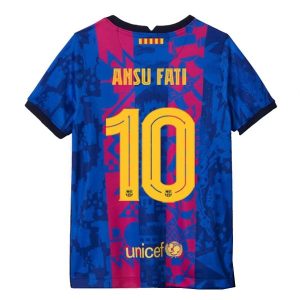 FC Barcelona Ansu Fati 10 Third Shirt 2021-2022 – Korte Mouw