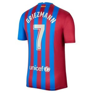 FC Barcelona Griezmann 7 Thuis Shirt 2021-2022 – Korte Mouw
