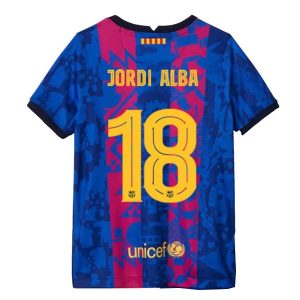 FC Barcelona Jordi Alba 18 Third Shirt 2021-2022 – Korte Mouw