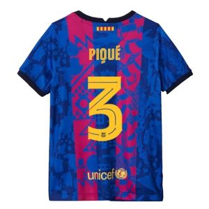 FC Barcelona Piqué 3 Third Shirt 2021-2022 – Korte Mouw