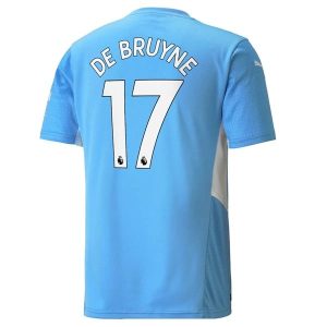 Manchester City De Bruyne 17 Thuis Shirt 2021-2022 – Korte Mouw