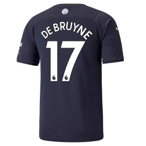 Manchester City De Bruyne 17 Third Shirt 2021-2022 – Korte Mouw