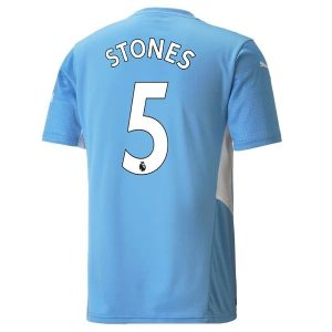 Manchester City Stones 5 Thuis Shirt 2021-2022 – Korte Mouw