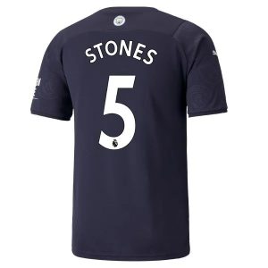 Manchester City Stones 5 Third Shirt 2021-2022 – Korte Mouw