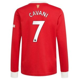 Manchester United Cavani 7 Thuis Shirt 2021-2022 – Lange Mouw