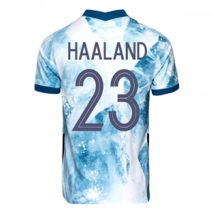 Noorwegen Erling Haaland 23 Uit Shirt 2020 – goedkope voetbalshirts
