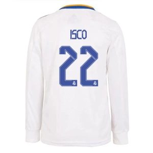 Real Madrid Isco 22 Thuis Shirt 2021-2022 – Lange Mouw