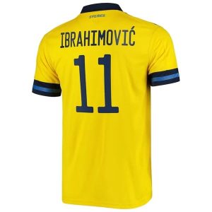 Zweden Ibrahimović 11 Thuis Shirt 2020-2021