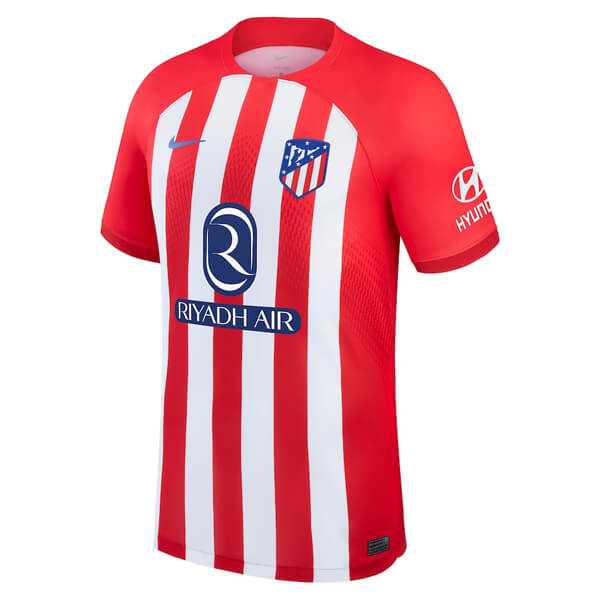 Goedkope Atlético Madrid Thuis Voetbalshirt 2023 2024 – Korte Mouw